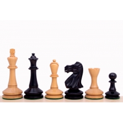Blackmore Ebonised 3,75" chess pieces